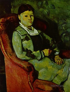  Madame Lienzo - Retrato de Madame Cezanne 2 Paul Cezanne